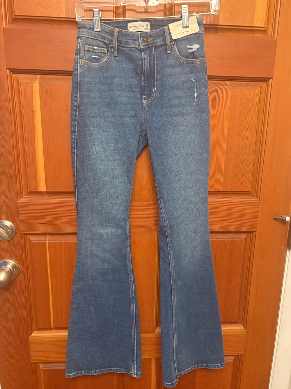 Abercrombie & Fitch Dark Blue Flare Jeans